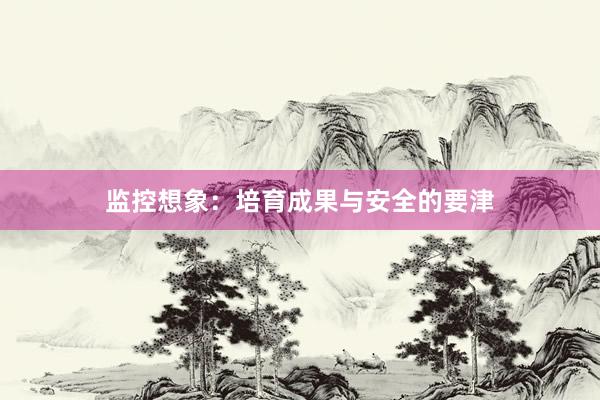 监控想象：培育成果与安全的要津